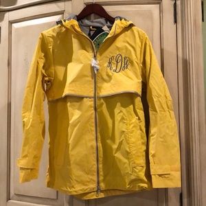 Monogrammed Rain Jacket